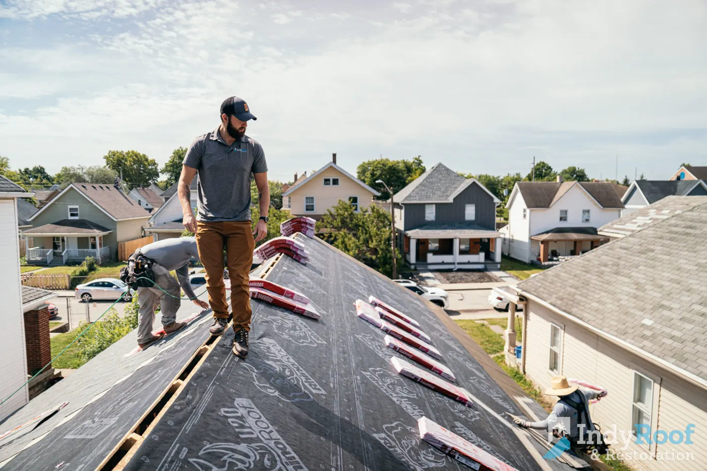 Roof inspection documented on a Legends West home